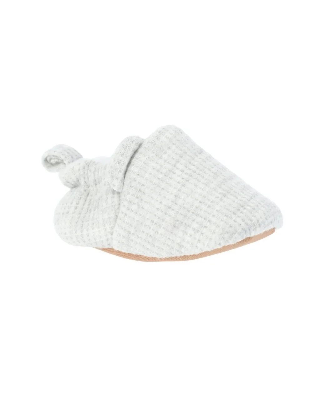 NWT Carter’s Child of Mine Baby Waffle Knit Slippers Gray Newborn NB